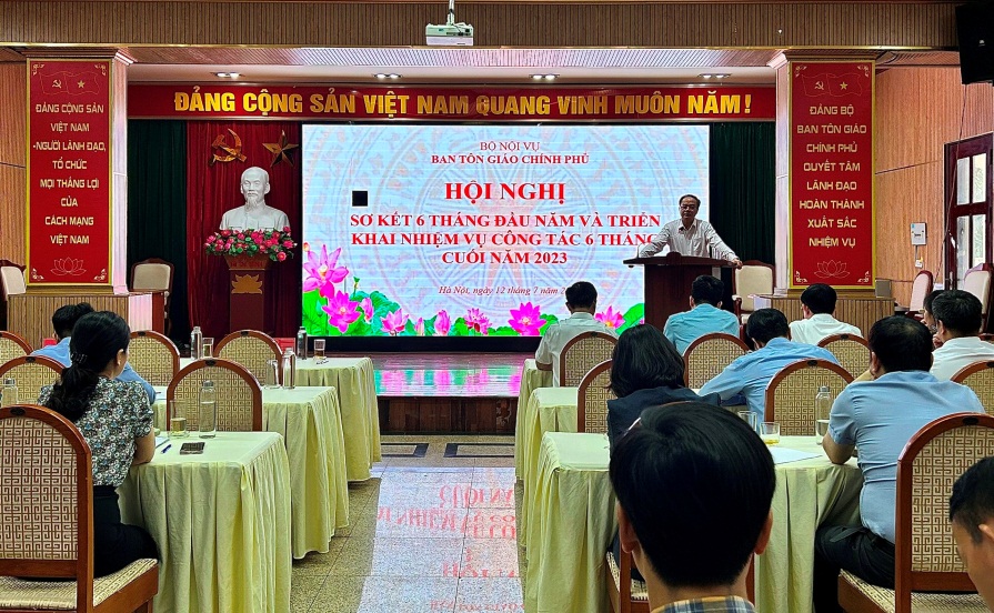 hoi-nghi-so-ket-6-thang-dau-nam-va-trien-khai-nhiem-vu-cong-tac-6-thang-cuoi-nam-2023-cua-ban-ton-giao-chinh-phu