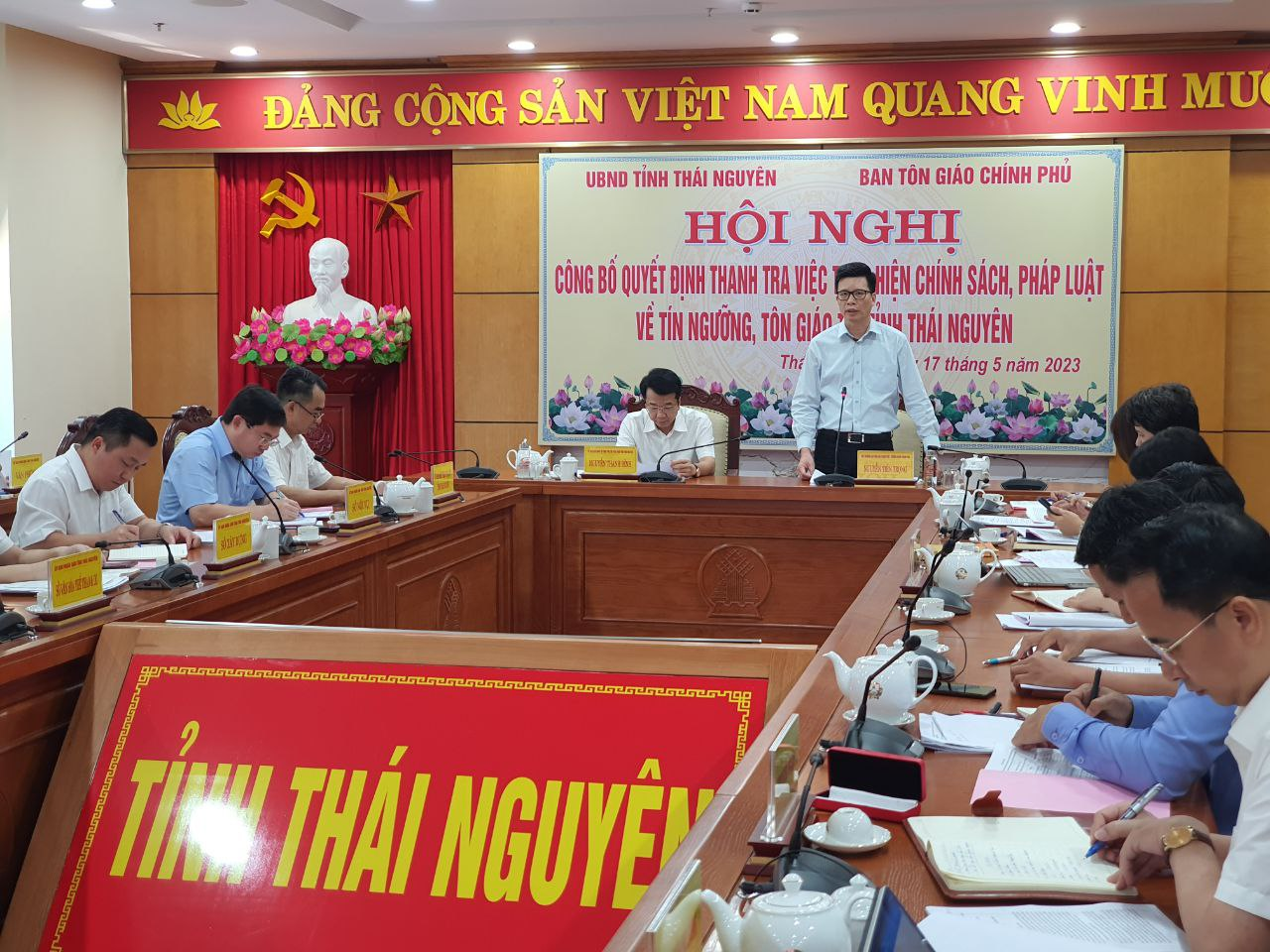 cong-bo-quyet-dinh-thanh-tra-viec-thuc-hien-chinh-sach-phap-luat-ve-tin-nguong-ton-giao-tai-ubnd-tinh-thai-nguyen